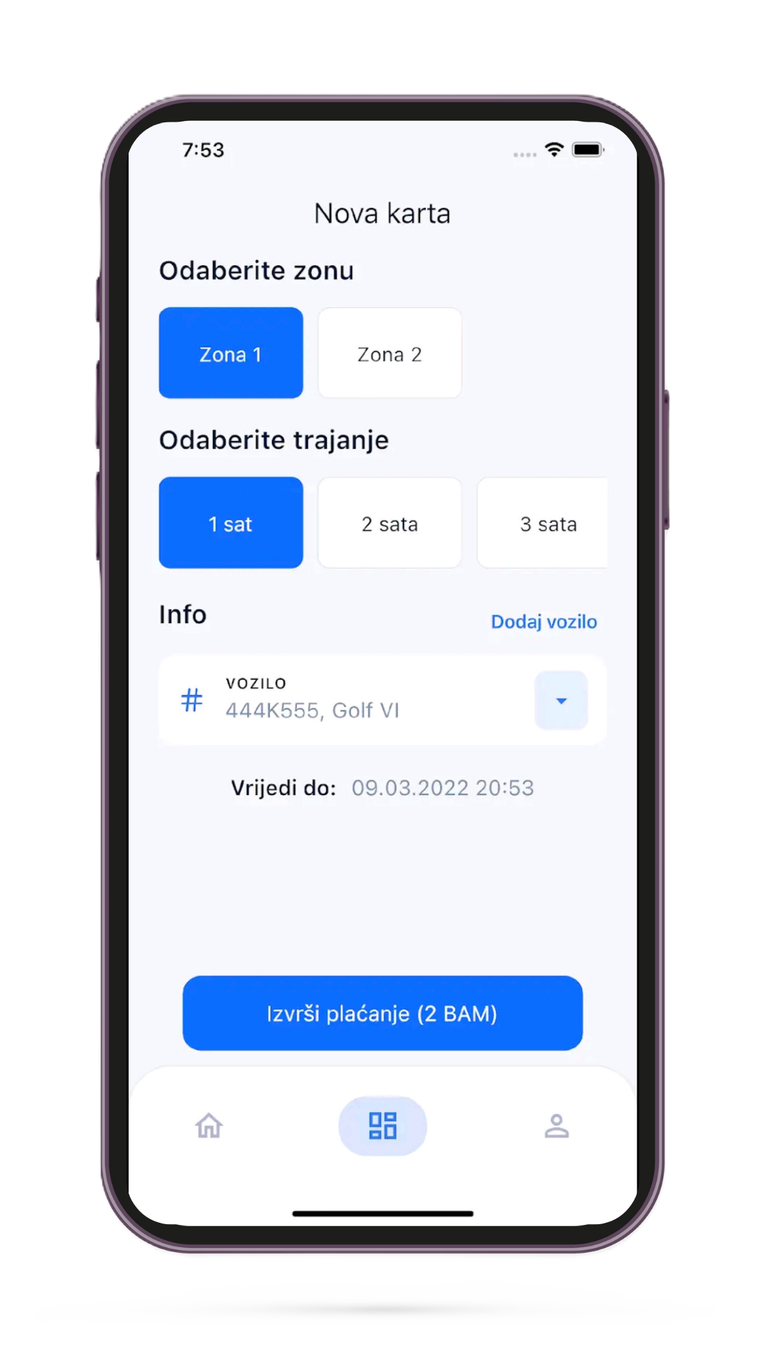 ParkOne Aplikacija